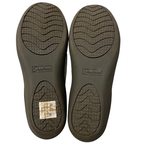 Skechers Memory Foam Kiss Canoodle Gray Slip on Flats.  Size 9.5 - Picture 4 of 6